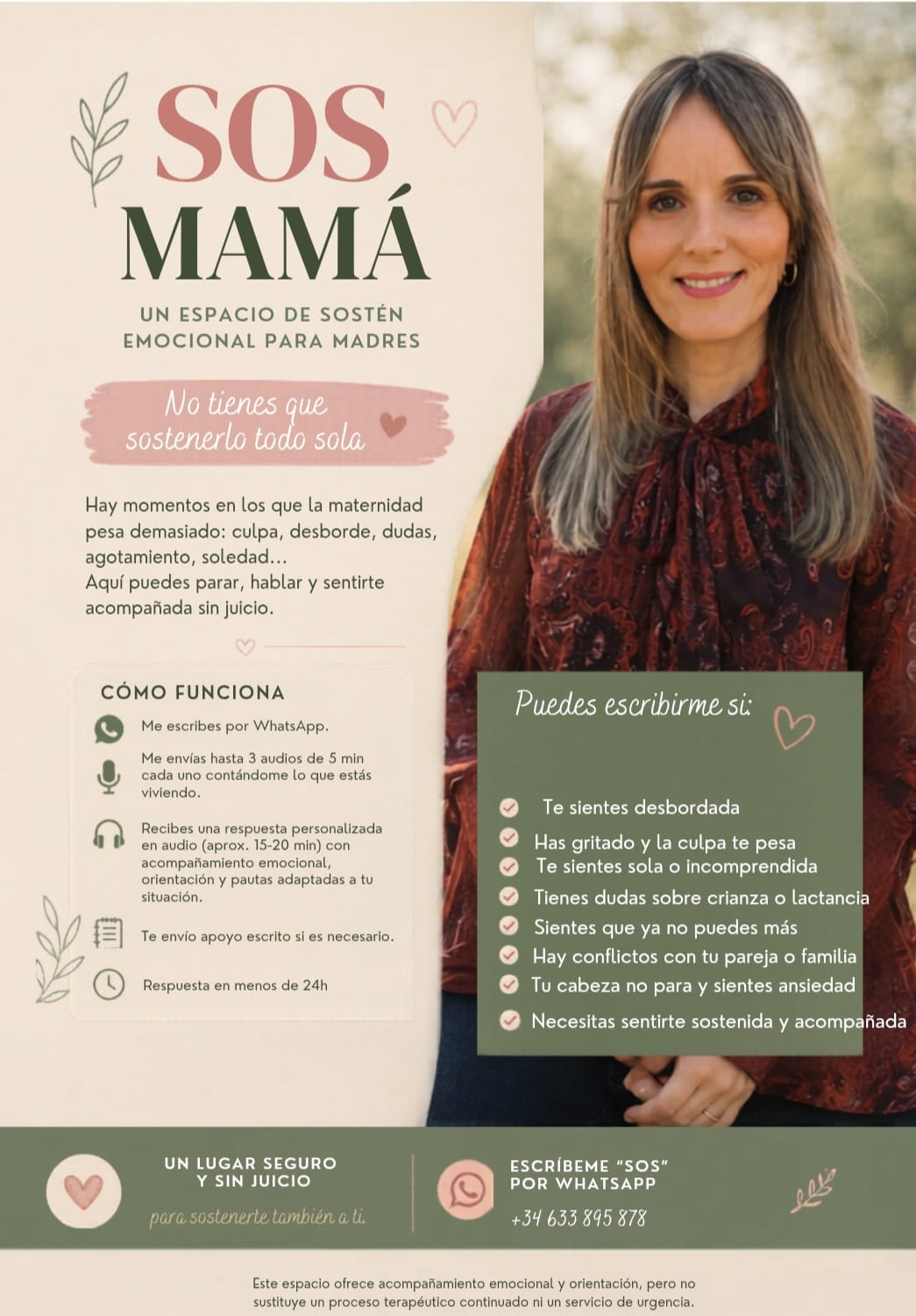 Cartel SOS mamá